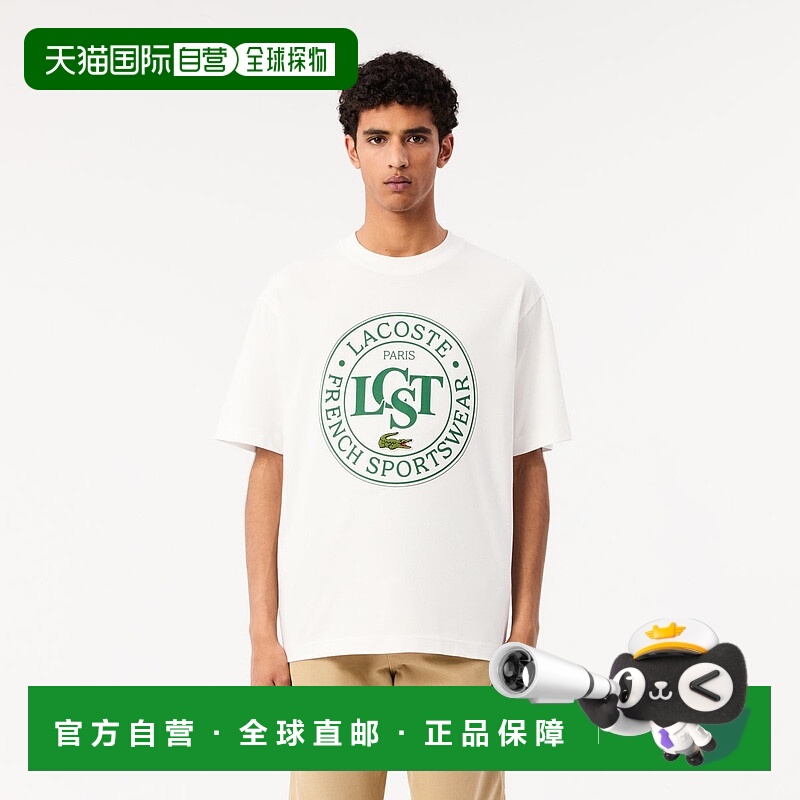 韩国直邮LACOSTE [Siheung] LCST 图案短袖 T 恤 TH2753-54N