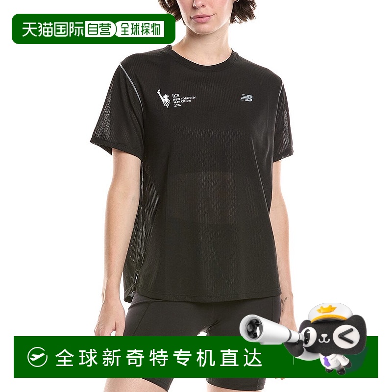自营 New Balance NYC Marathon Athletics NYRR Tee - black 【