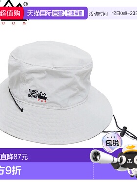 日本直邮First Down 渔夫帽尼龙塔丝隆材质男女通用灰色F651005-0