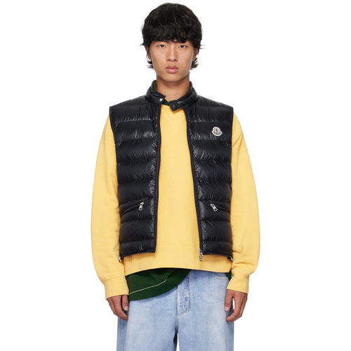 Moncler 盟可睐 男士 海军蓝 Gui 羽绒马甲 J20911A1070053029
