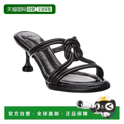 自营Alexandre Birman City Vicky 60 Leather Sandal - black 美