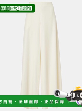 1h可退 香港直邮潮奢 The Row 女士 Dela 羊毛阔腿裤 000954休闲