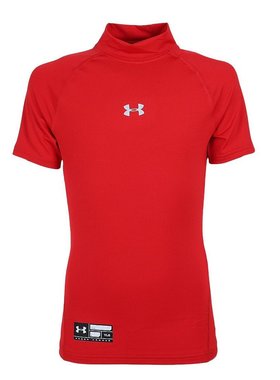 UNDER ARMOUR 安德玛（儿童）青少年 棒球 Armor 短袖衬衫 红色
