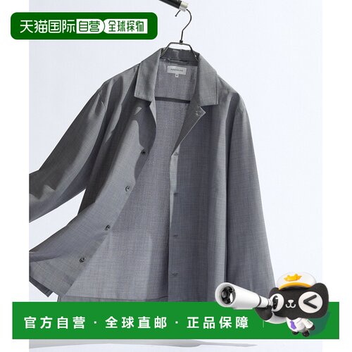 1h可退 日本直邮ABAHOUSE 男女同款 轻干爽感开领衬衫夹克 005360