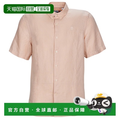 欧洲直邮Timberland 添柏岚 SS MILL RIVER LINEN SHIRT SLIM 男