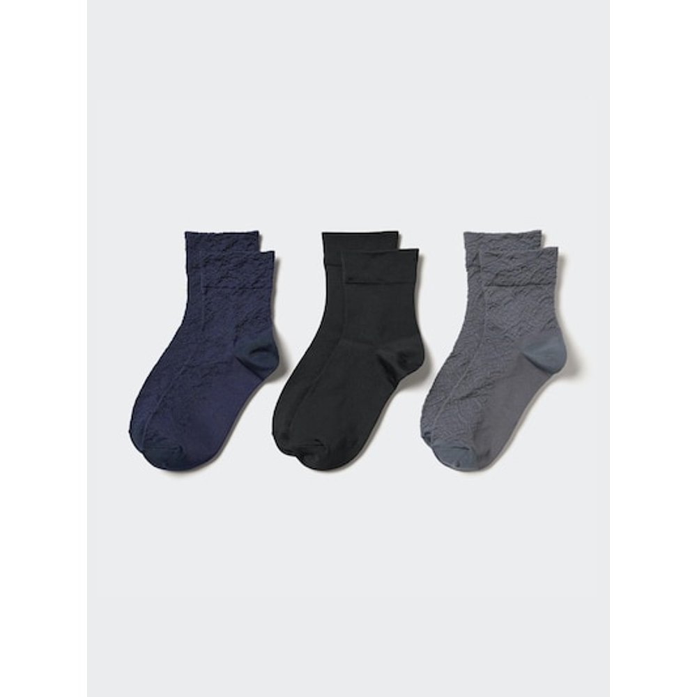 UNIQLO 优衣库袜子/3双装/船员浮动
