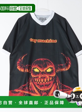 1h可退 日本直邮TOY MACHINE 男女同款地狱怪物游戏印花宽松T恤 M
