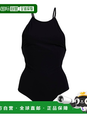 1h可退 香港直邮潮奢 toteme 女士 One-piece 泳衣 black黑色 舒