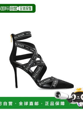 香港直邮BALMAIN 女士高跟鞋 EN1UH092TKWB0PA CO 黑色 High-heel