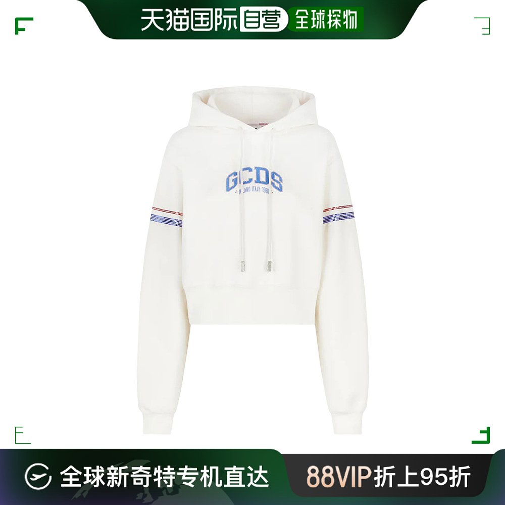 香港直邮GCDS女士针织毛衣 A1OW1902JC415OFFWHITE