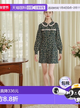 韩国直邮margarin fingers韩版少女小清新甜美自然气质连衣裙3016