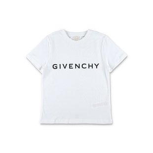 AW2024 GIVENCHY H3034310P 白色 男童T恤 徽標(biāo)字母T恤