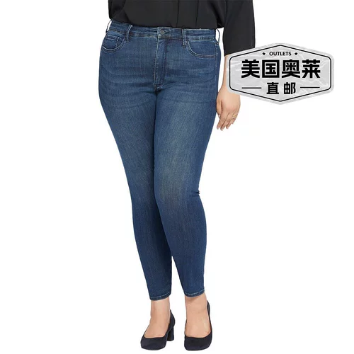 Синие джинсы, комбинезон, высокая талия, в обтяжку, США