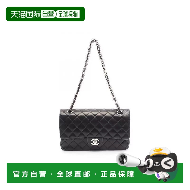 日本直邮中古Chanel香奈儿女包A级95新chain shoulder链条肩带羊