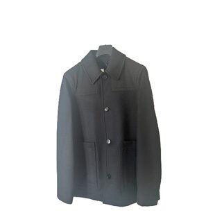BURBERRY 男士外套 8093320A1189 AW2024 黑色 Peacoat