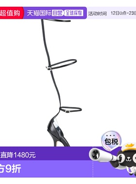 1h可退 香港直邮潮奢 Dsquared2 二次方 女士 凉鞋 black黑色 舒