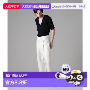 日本直邮NANO universe 丝绸电镀切片V领上衣 NA103EM155559内搭