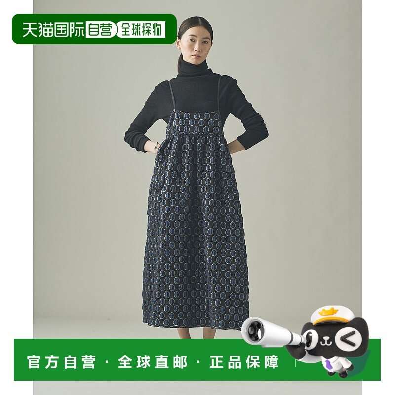 1h可退 日本直邮Curensology 女装 ＜C.S.G＞ 圆点提花连衣裙 半