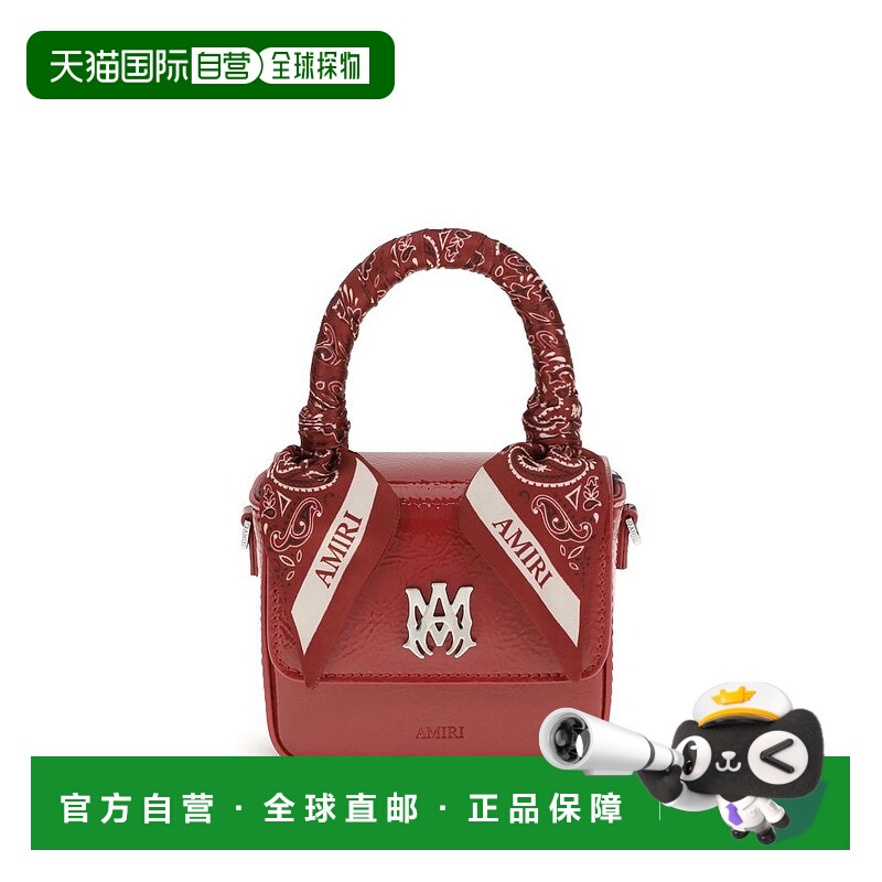 自营Amiri Calf Leather Bos Taurus Women's Handbag - red 美国