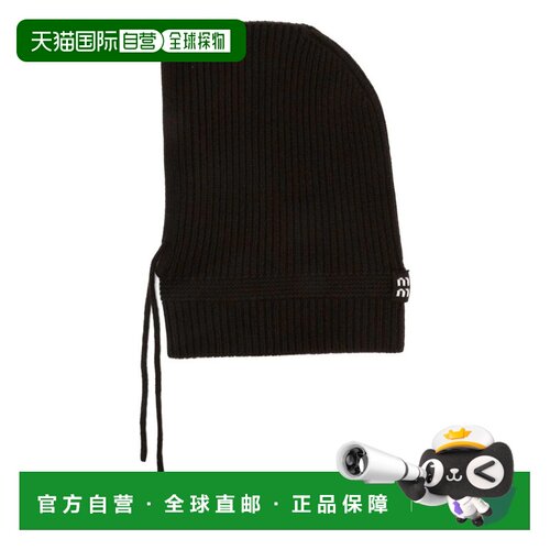 香港直邮MIU MIU 女士帽子 5HC2702F8SF0003 针织帽配饰黑色 CO