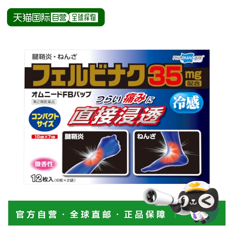 日本直邮Teikoku 帝国制药 冷感膏药贴 12片