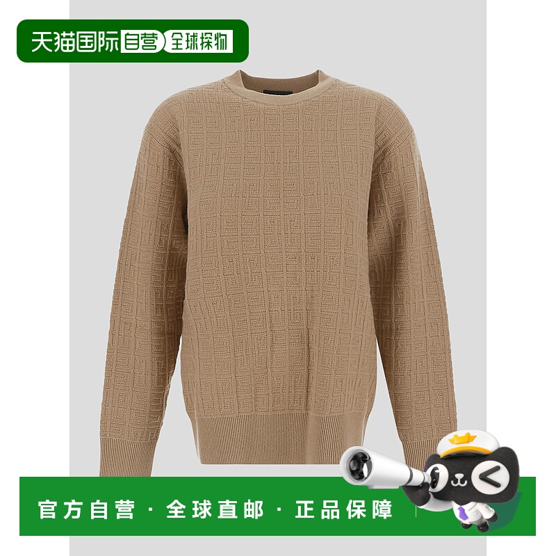 香港直邮GIVENCHY 女士针织毛衣 BW90FY4ZD8280 AW2023 棕色 Swea