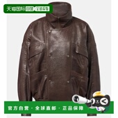 圣罗兰 Laurent Saint 女士 1h可退 皮革短夹克 香港直邮潮奢