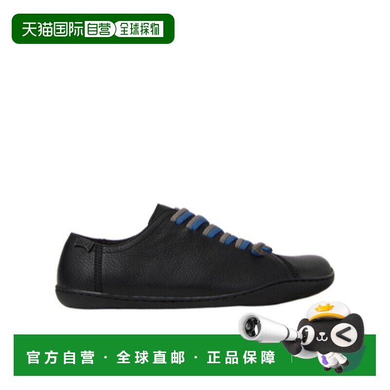 1h可退 香港直邮CAMPER 女士休闲鞋 20848256 AW2025 黑色 鞋带异图片