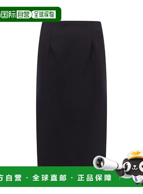 香港直邮VALENTINO 女士半身裙 5B0RAC4488J0NO AW2024 黑色