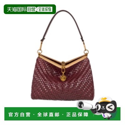 1h可退 香港直邮女士 中号编织VELA 单间包 25FW