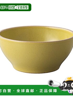 日本直邮KINTO厨房厨具粗陶餐具钵碗黄色质感宽口Track 6 27456