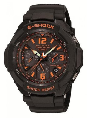 日本直购CASIO卡西欧G-SHOCK手表 Radio Solar GW-3000B-1AJF黑色