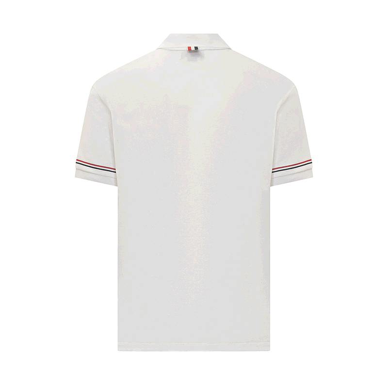 香港直邮THOM BROWNE 男士T恤 MJP193AJ0129100 SS2024 白色