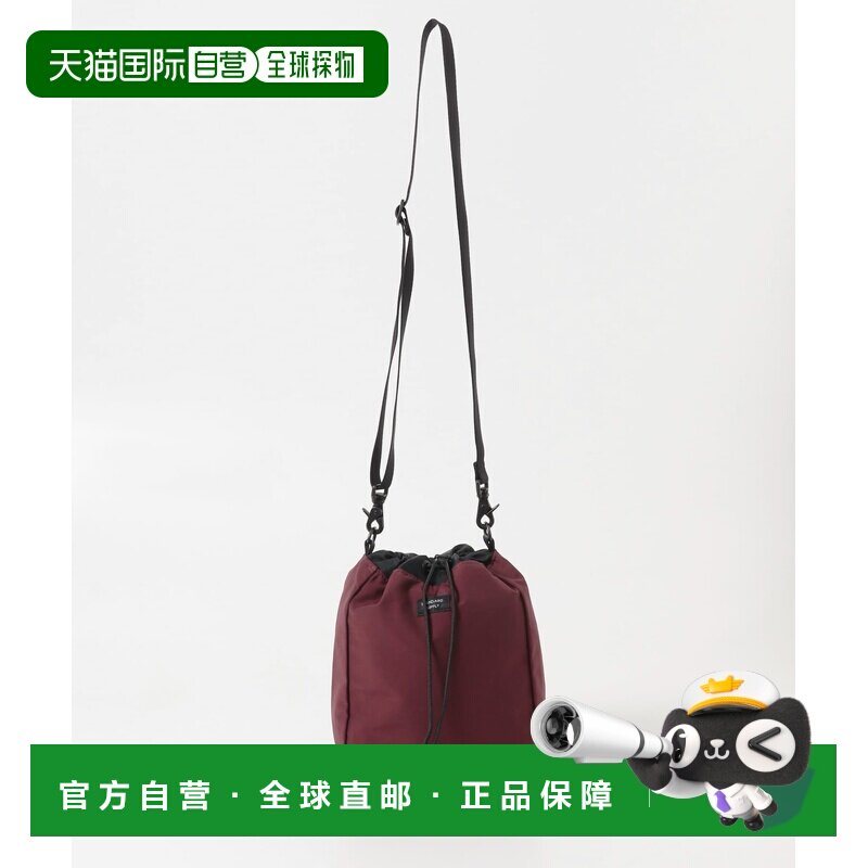 日本直邮STANDARD SUPPLY 男士 酒红色棉尼龙束口肩背包 CD263101图片