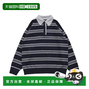 1h可退 日本直邮select MOCA Polo领宽松针织衫羊毛