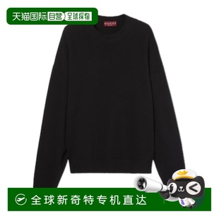 810341XKEWI1152 1小時(shí)內(nèi)可退 女士衛(wèi)衣 SS2025 香港直郵GUCCI 黑