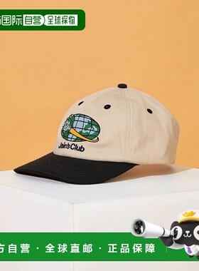 1h可退 日本直邮Jain Golf 男装 双色拼接 软顶棒球帽 别注款刺绣