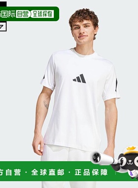 日本直邮日本直邮 adidas Z.N.E.男士短袖T恤 白色 [JE3078]运动