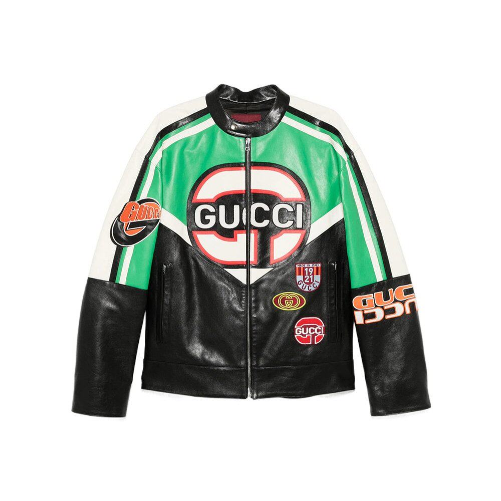 GUCCI 男士夹克 814778XNA5F1028 SS2025 花色 拉链夹克