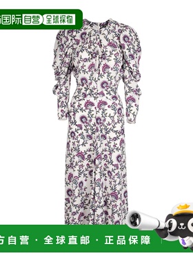 香港直邮Isabel Marant 花卉印花中长连衣裙 RO212122P029I
