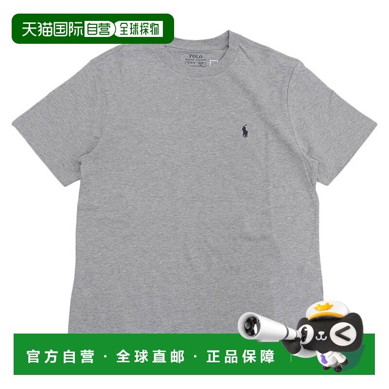 日本直邮Ralph Lauren 服装 男士女士短袖 T恤 L 棉灰色 CORE REP