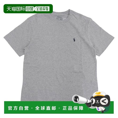 日本直邮Ralph Lauren 服装 男士女士短袖 T恤 L 棉灰色 CORE REP