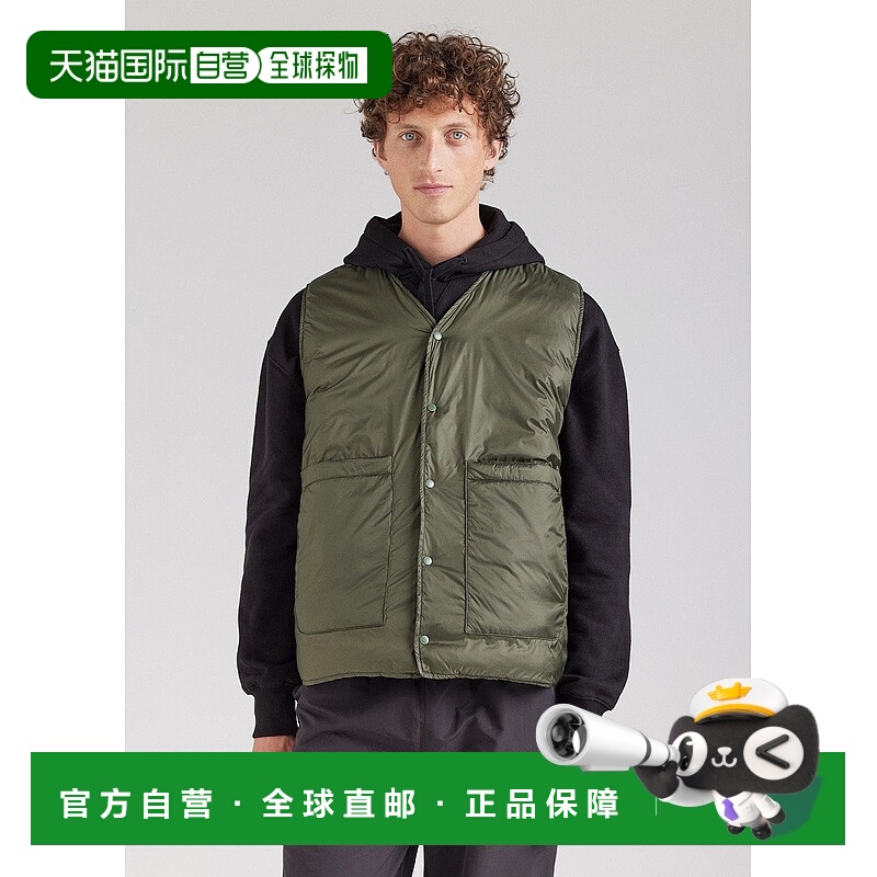 自营欧洲直邮Pyrenex Ando 男士双面无袖背心 深卡其色