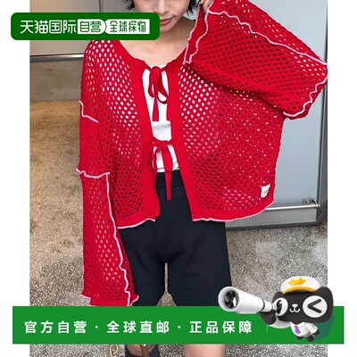 1h可退 日本直邮HELLO.SANFRANCISCO 女装 配色镂空2way开衫 TYZ1