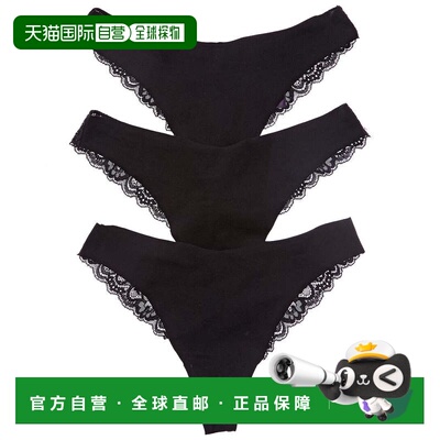 自营Journelle 3pk Estelle Thong - black 美国奥莱直发