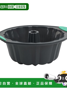 自营 Trudeau Structure 硅胶 10 杯凹槽蛋糕盘，灰色/薄荷色 -