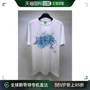 T恤 100 TEE8 男士 白色棉质短袖 BOSS 50329420 香港直邮HUGO