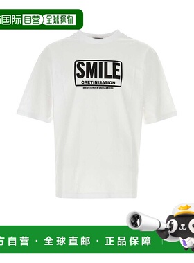 1h可退 香港直邮潮奢 Dsquared2 二次方 男士 印花寬鬆T卹 S71GD1