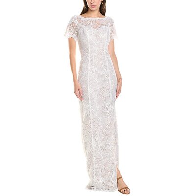 【美国奥莱】直发 Marchesa Notte 长礼服 - 象牙色