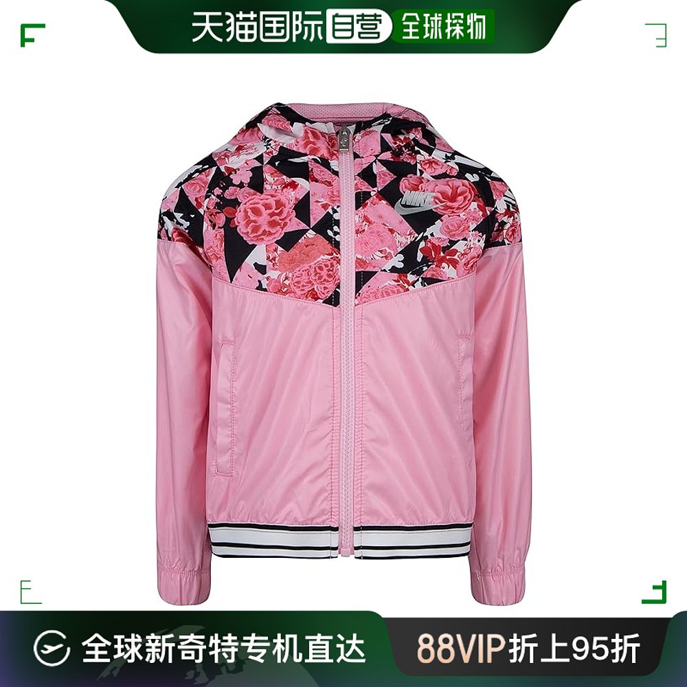 香港直邮潮奢 Nike 耐克 女童Windrunner 休闲夹克(小童)童装 女装/女士精品 短外套 原图主图